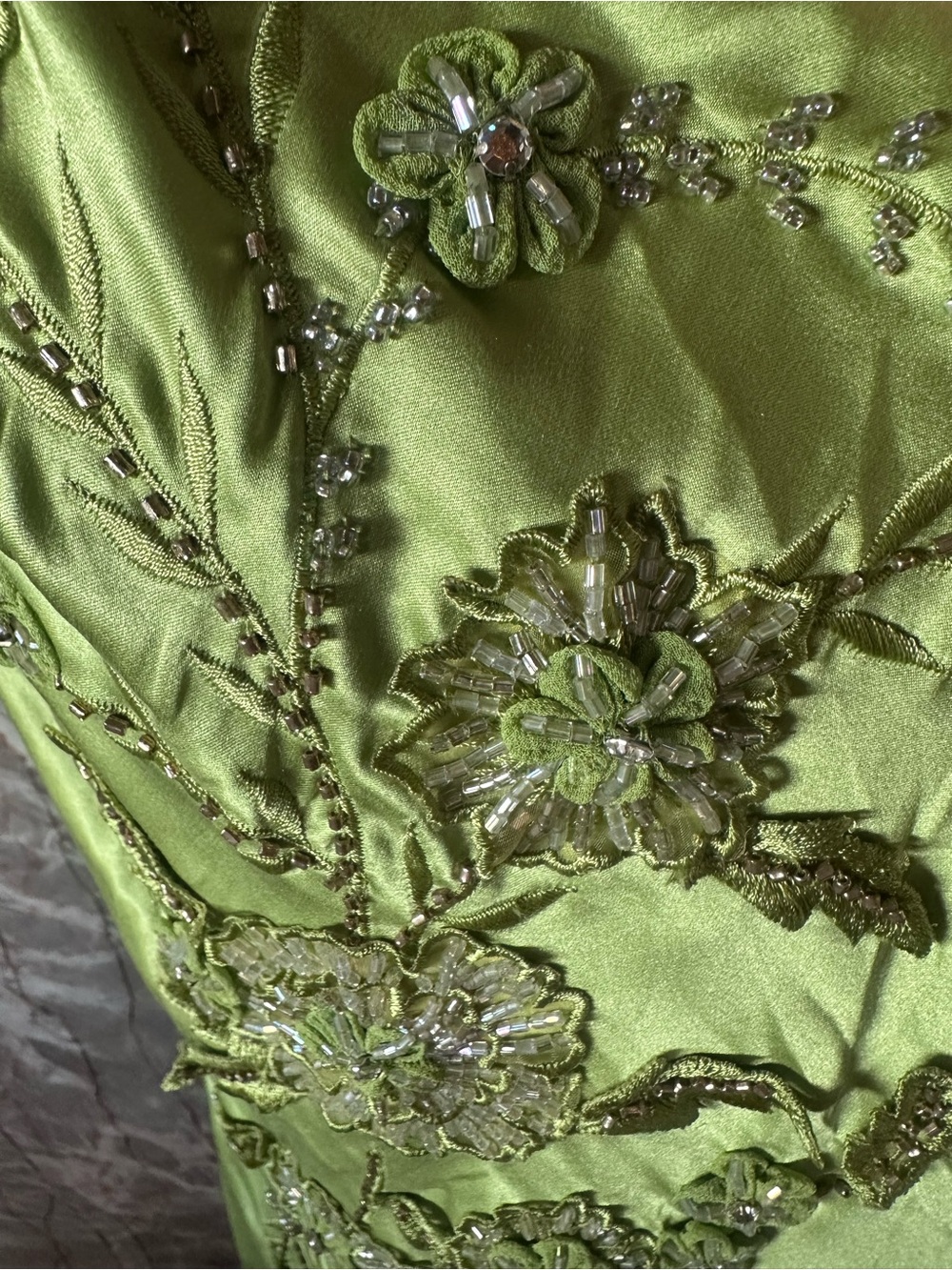 Stunning Embellished Silk Fringe Dress and Scarf - Picture 3 of 12